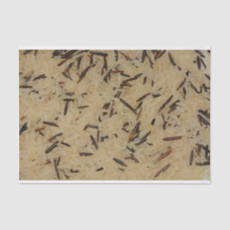 Seda Lenço de papel da grão longa e do arroz selvagem