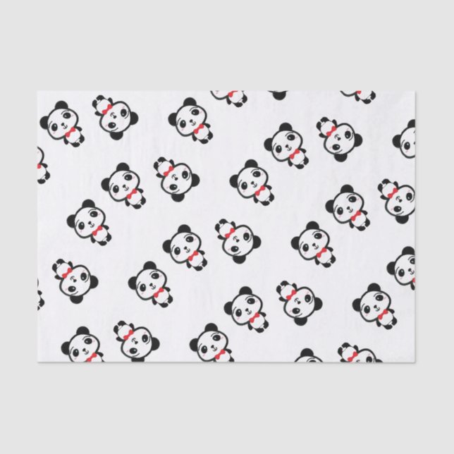 Seda Lenço de papel da panda (Frente )