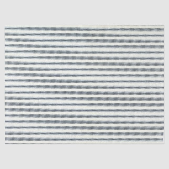 Seda Lenço de papel de tiquetaque azul (Frente )