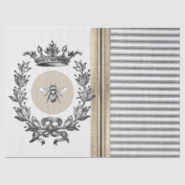 Seda Lenço de papel de tiquetaque da abelha de