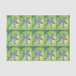 Seda lenço de papel de voo do gato do ataque