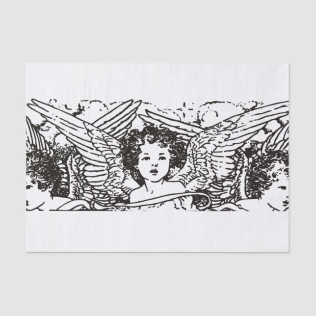 Seda Lenço de papel do ANJO (Frente )