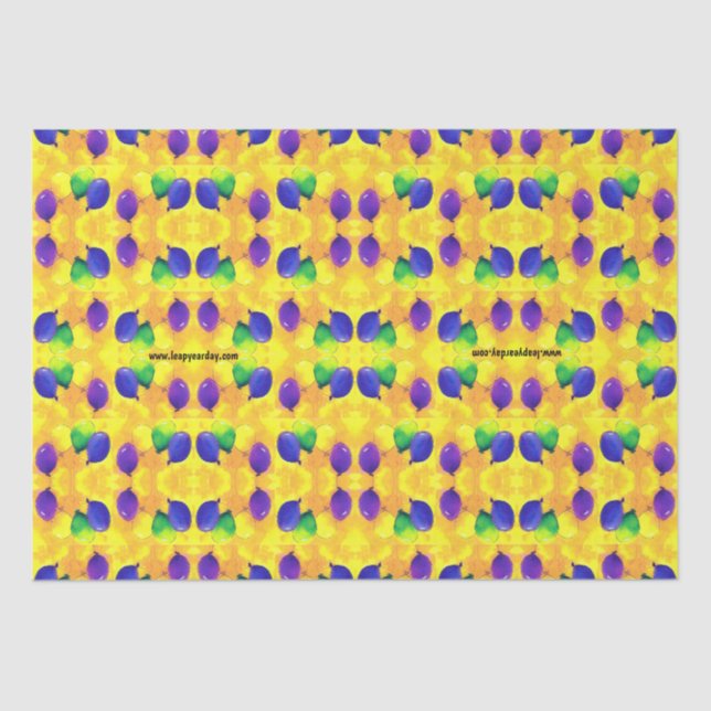 Seda Lenço de papel do ano de pulo (Frente )