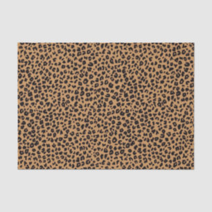 Seda Lenço de papel do impressão do leopardo