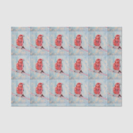 Seda Lenço de papel do impressão do pássaro