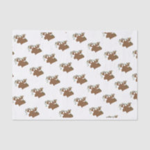 Lenço de papel do país dos alces do Natal