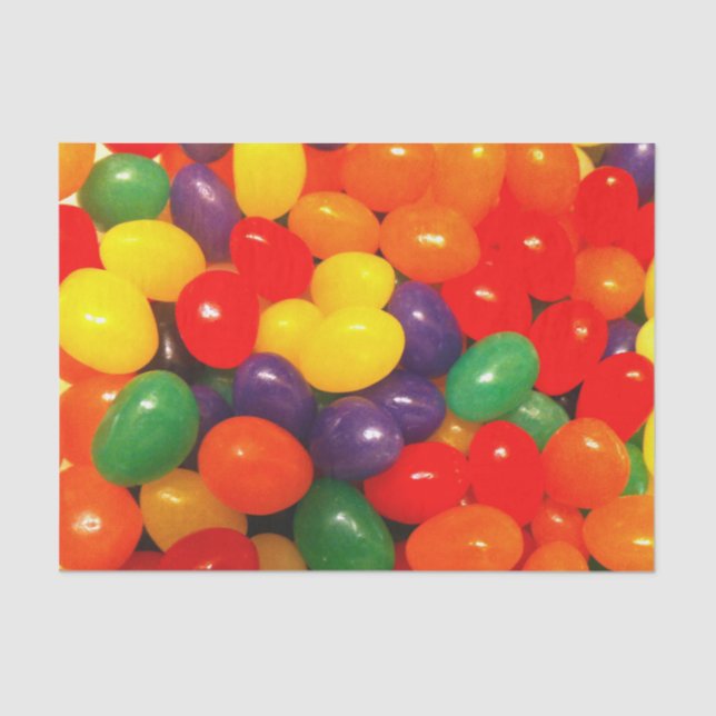 Seda Lenço de papel do papel de embrulho dos Jellybeans (Frente )