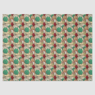 Seda Lenço de papel do pulso de disparo do vintage