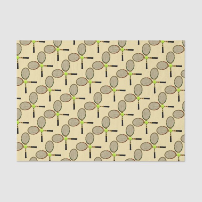 Seda Lenço de papel do tênis (Frente )