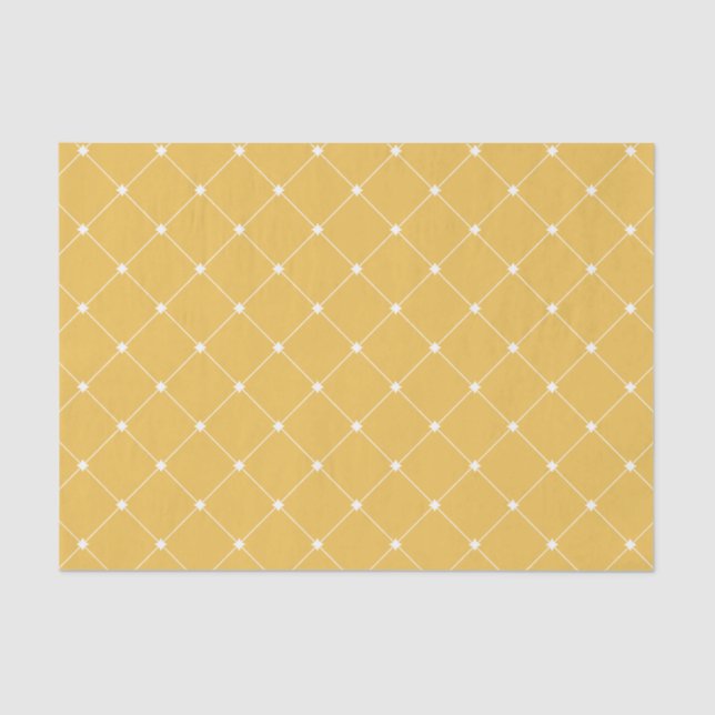 Seda Lenço de papel do teste padrão do diamante (Frente )