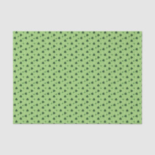 Seda Lenço de papel do teste padrão do trevo