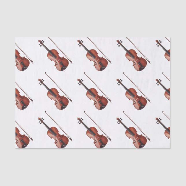 Seda Lenço de papel do violino 10lb (Frente )