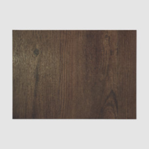 Seda Lenço de papel do Woodgrain de Brown escuro