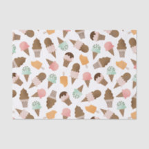 Lenço de papel dos cones do sorvete