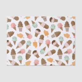 Seda Lenço de papel dos cones do sorvete