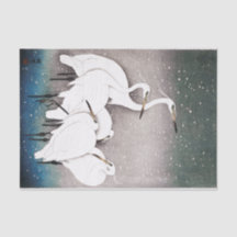 Lenço de papel dos GUINDASTES