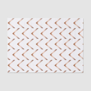 Seda Lenço de papel Dourado cor-de-rosa da seta