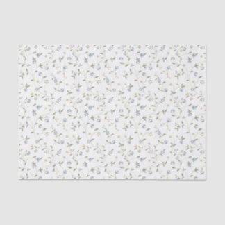 Seda Lenço de papel floral pintado à mão