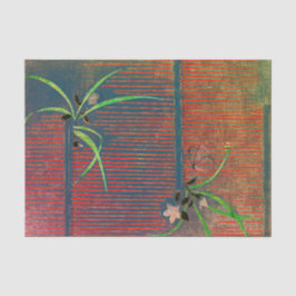 Seda Lenço de papel JAPONÊS do TESTE PADRÃO WOODBLOCK