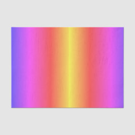 Seda Lenço de papel Pastel do arco-íris