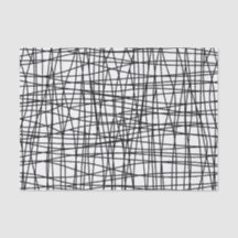 Lenço de papel preto & branco corajoso da arte do