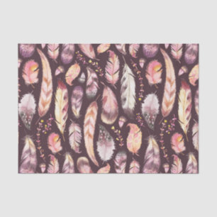 Seda Lenço de papel preto de Featherly