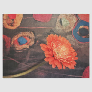 Seda Lenço de papel raro do Zinnia