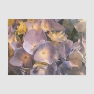 Seda Lenço de papel roxo da flor