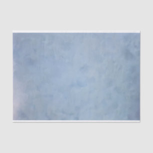 Seda Lenço de papel Textured nebuloso azul