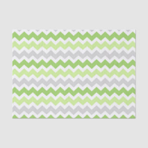 Seda Lenço de papel verde cinzento do teste padrão de