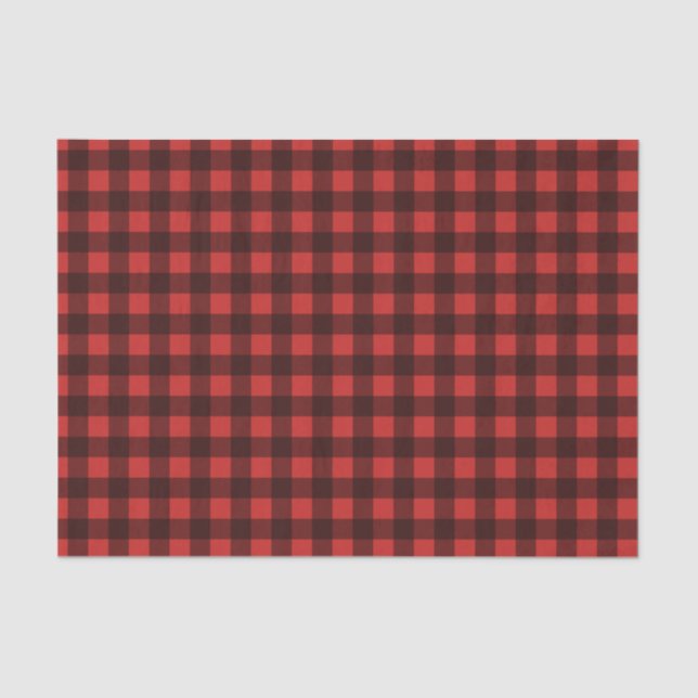 Seda Lenço de papel vermelho do Natal do teste padrão (Frente )