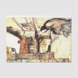 Seda Livro de Histórias - Vintage - Papel Tecido de Dec