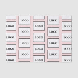 Seda Logotipo de empresa Papel cor-de-rosa personalizad