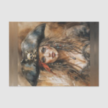 Maldita Lady Pirate Capitão Papel de Desligamento