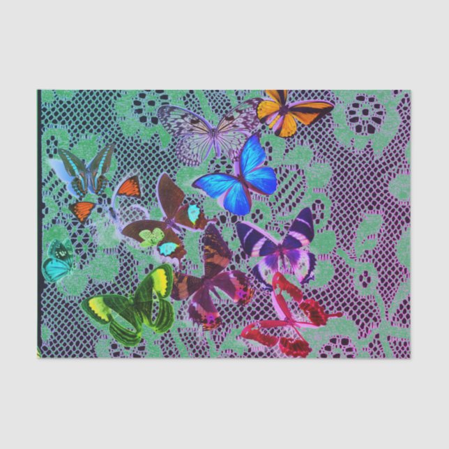 SEDA MANTEIRAS DE PAPEL DE TECIDOS E LAÇO ANTICO (Frente )