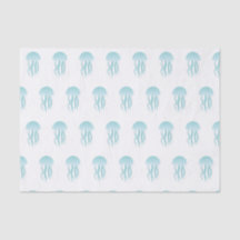 Medusa azuis - lenço de papel