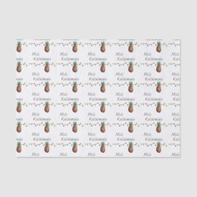 Seda Mele Kalikimaka - lenço de papel do Natal (Frente )