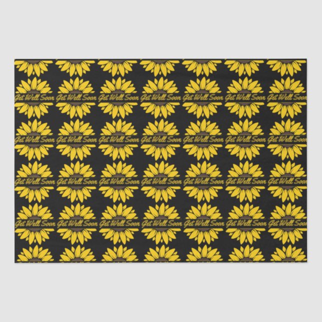 Seda Muito Em Breve, Papel Tecido De Girassol (Frente )