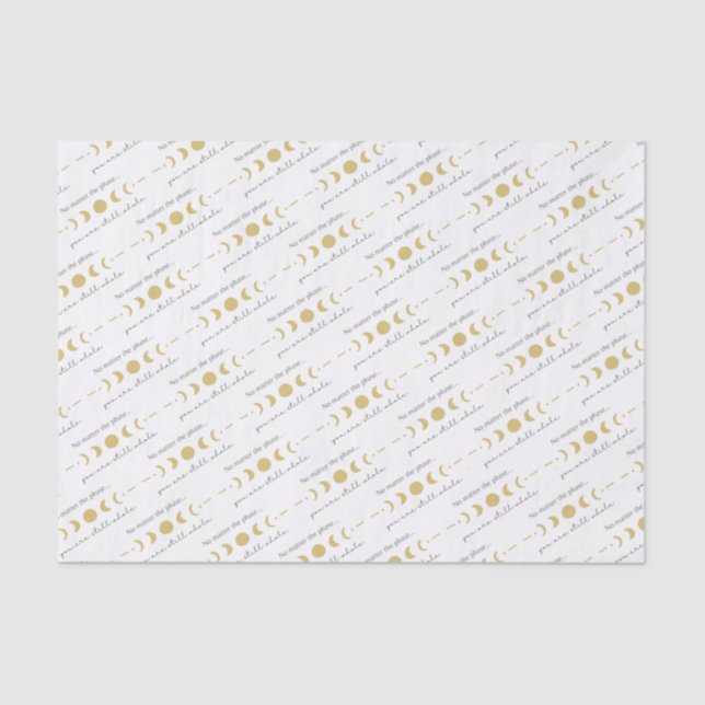 Seda Não Importa O Papel De Tecido Lua De Fase (Frente )