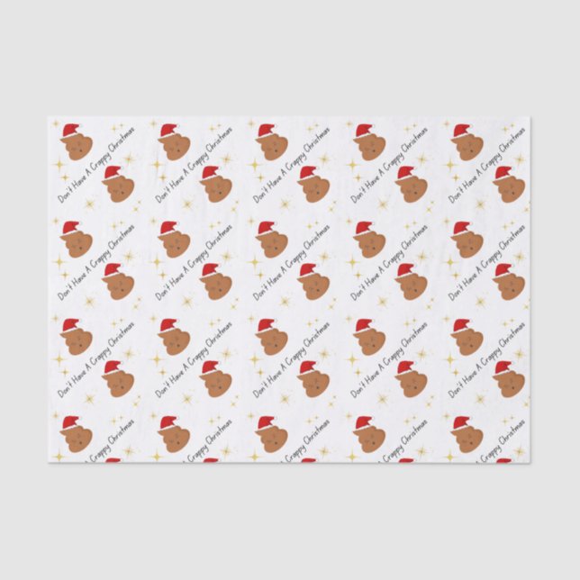 Seda Não Tenha Um Papel De Tecido De Natal Engraçado (Frente )