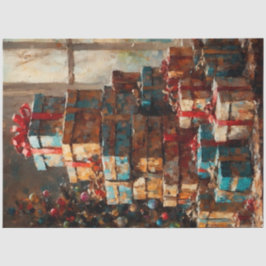 Seda Natais vintages apresentam papel de desacoplamento