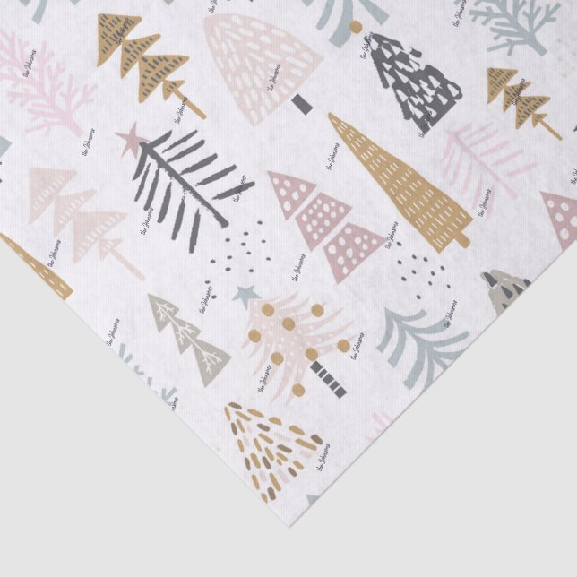 Seda Nome, Árvores de Férias de Inverno Russo de Papel  (Detalhes)