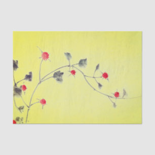 Seda O AMARELO FLORESCEU o lenço de papel
