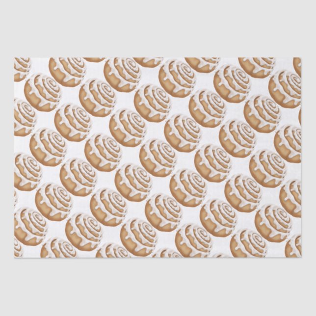 Seda O bolo de canela congelou o lenço de papel (Frente )