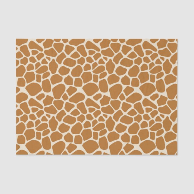 Seda O girafa mancha o lenço de papel (Frente )