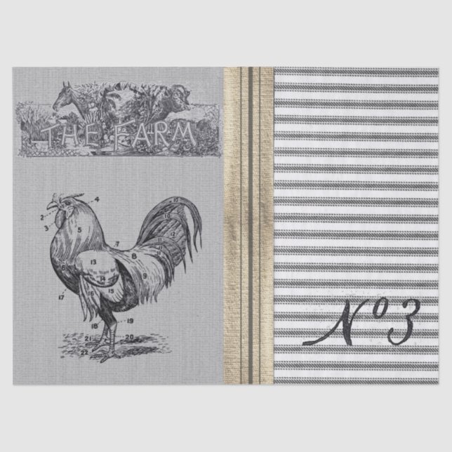 Seda O lenço de papel de tiquetaque da fazenda (Frente )