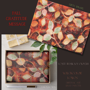Seda O Ouro De Aquarela Deixa O Papel De Gratidão