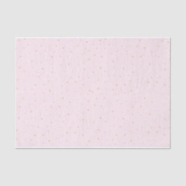 Seda O ouro pontilha o rosa do lenço de papel