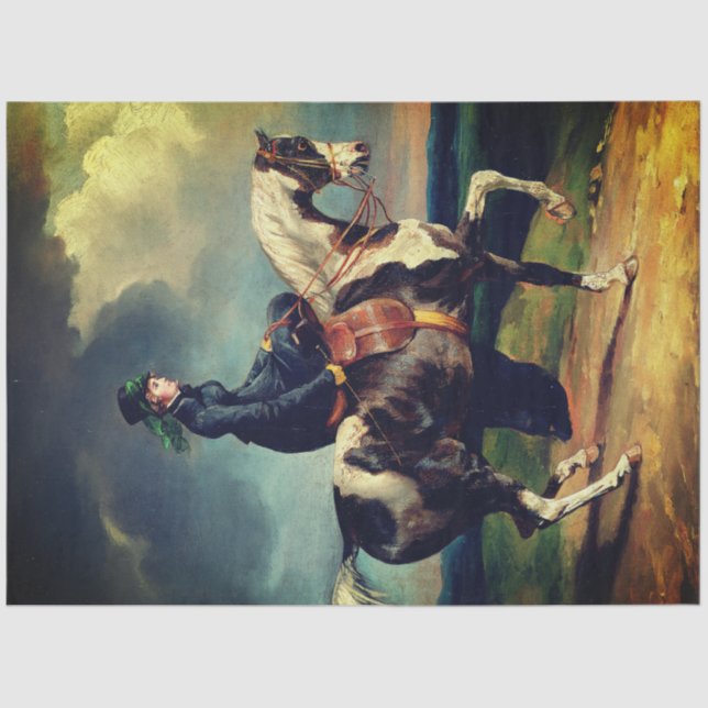 Seda O Papel De Decoupage Do Mobiliário De Cavaleiro (Frente )