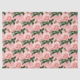 Seda O Papel de Tecido Design 16 da Série Bee Rosa e Do